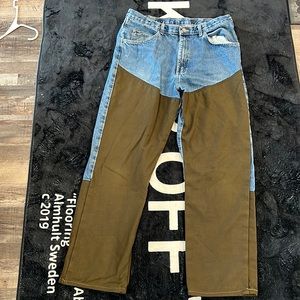 Wrangler double kneed/leg padding